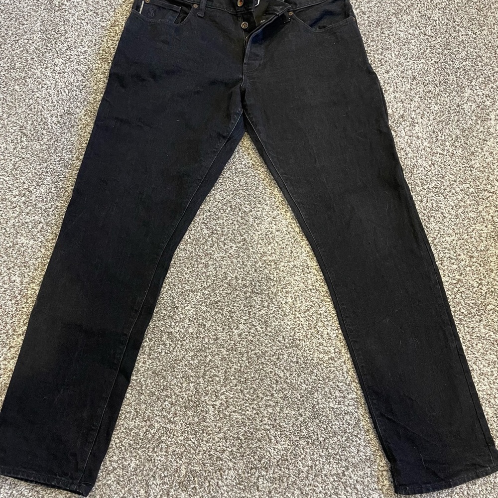 Todd Snyder Japanese Selvedge Jeans 34x32 Straight Fit.